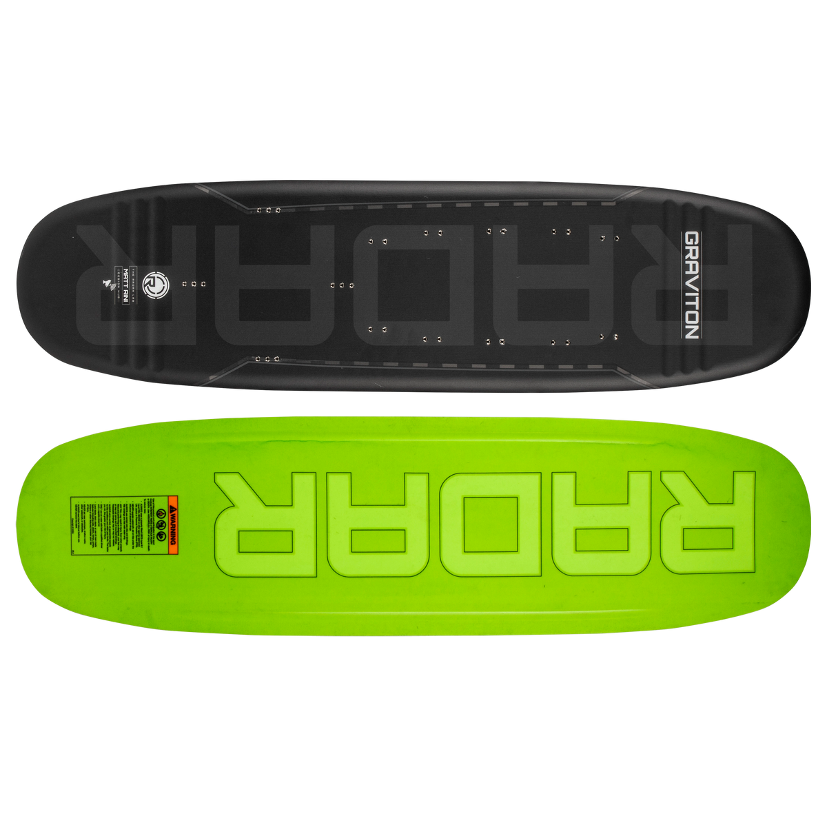 2027 Radar Graviton Trick Waterski - Matte Black / Neon