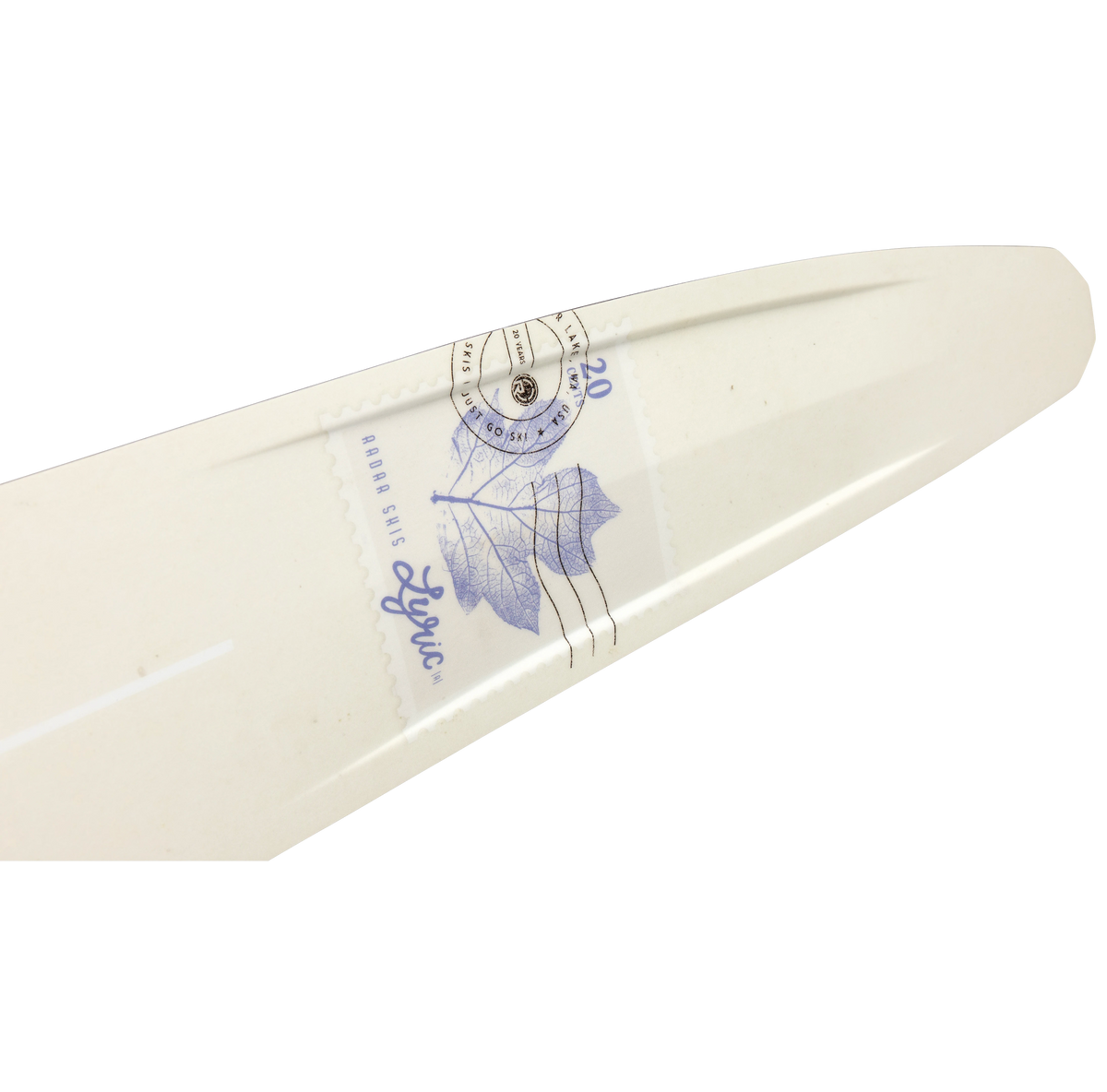 2027 Radar Lyric Alloy Women's Slalom Waterski - Recycled White / Violet