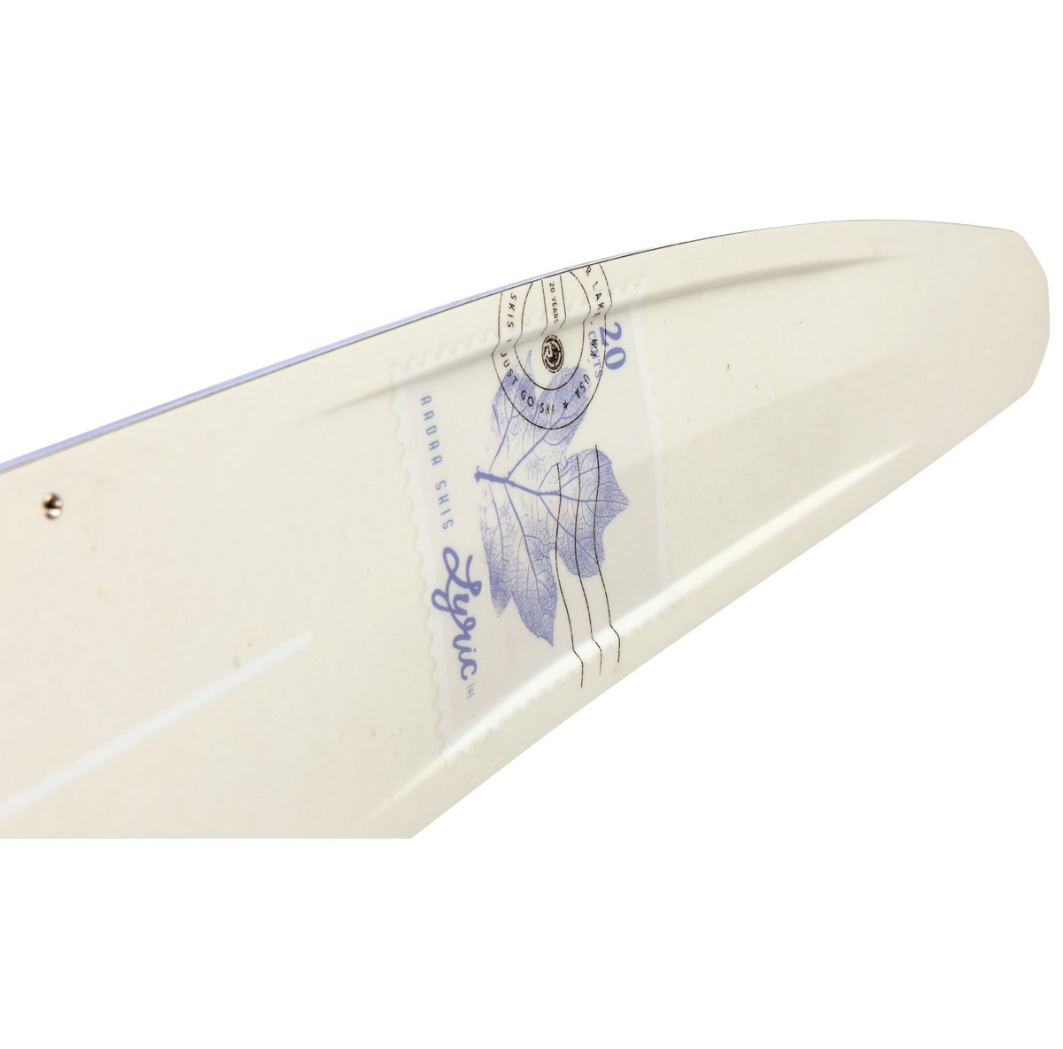 2027 Radar Lyric Alloy Women's Slalom Waterski - Recycled White / Violet