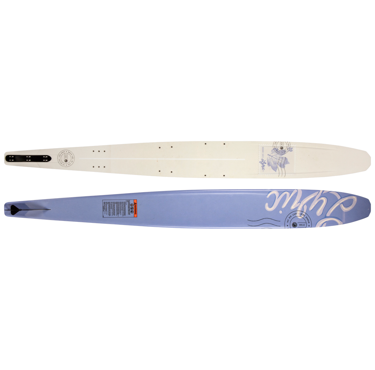 2027 Radar Lyric Alloy Women's Slalom Waterski - Recycled White / Violet