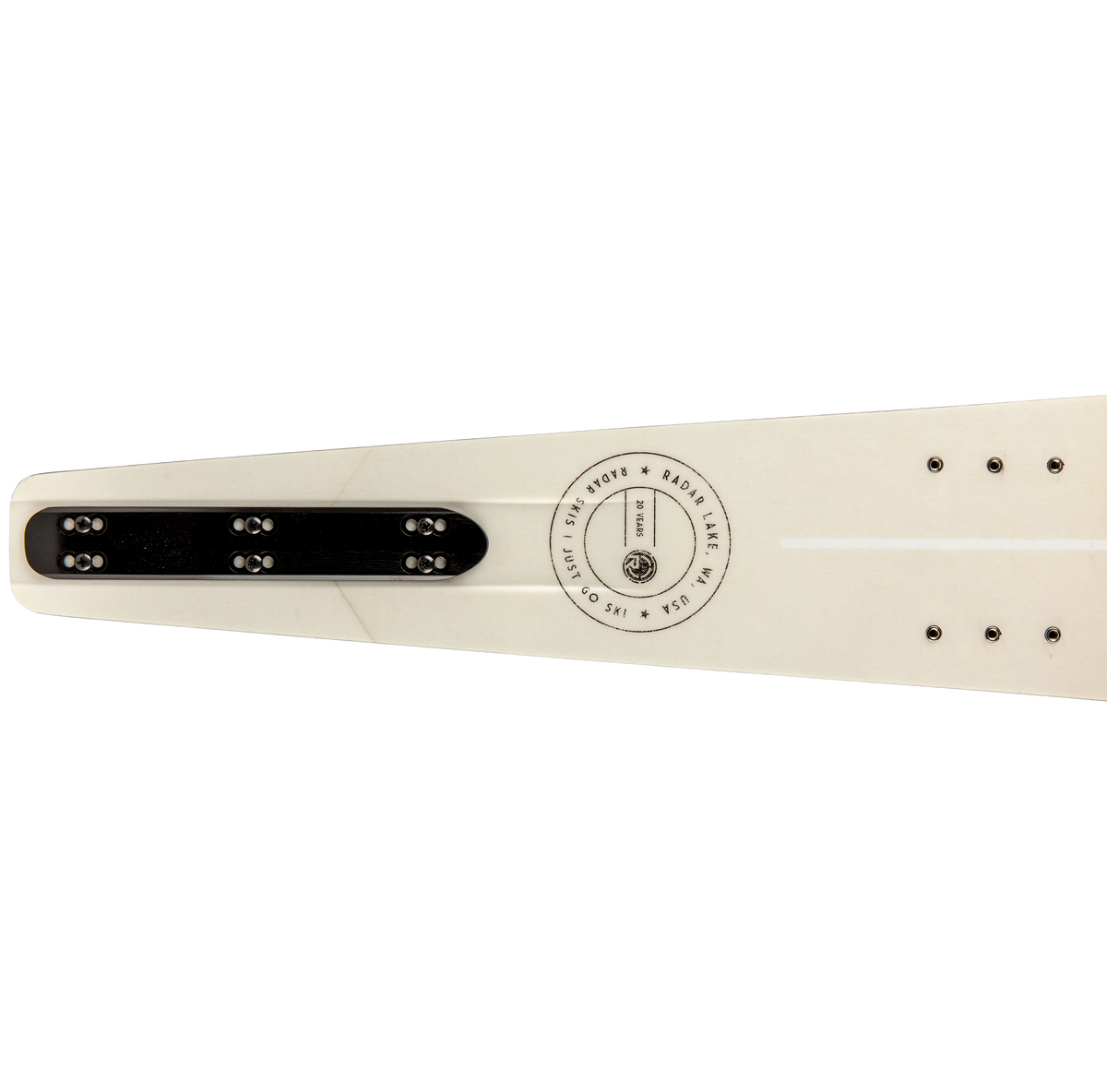 2027 Radar Lyric Alloy Women's Slalom Waterski - Recycled White / Violet