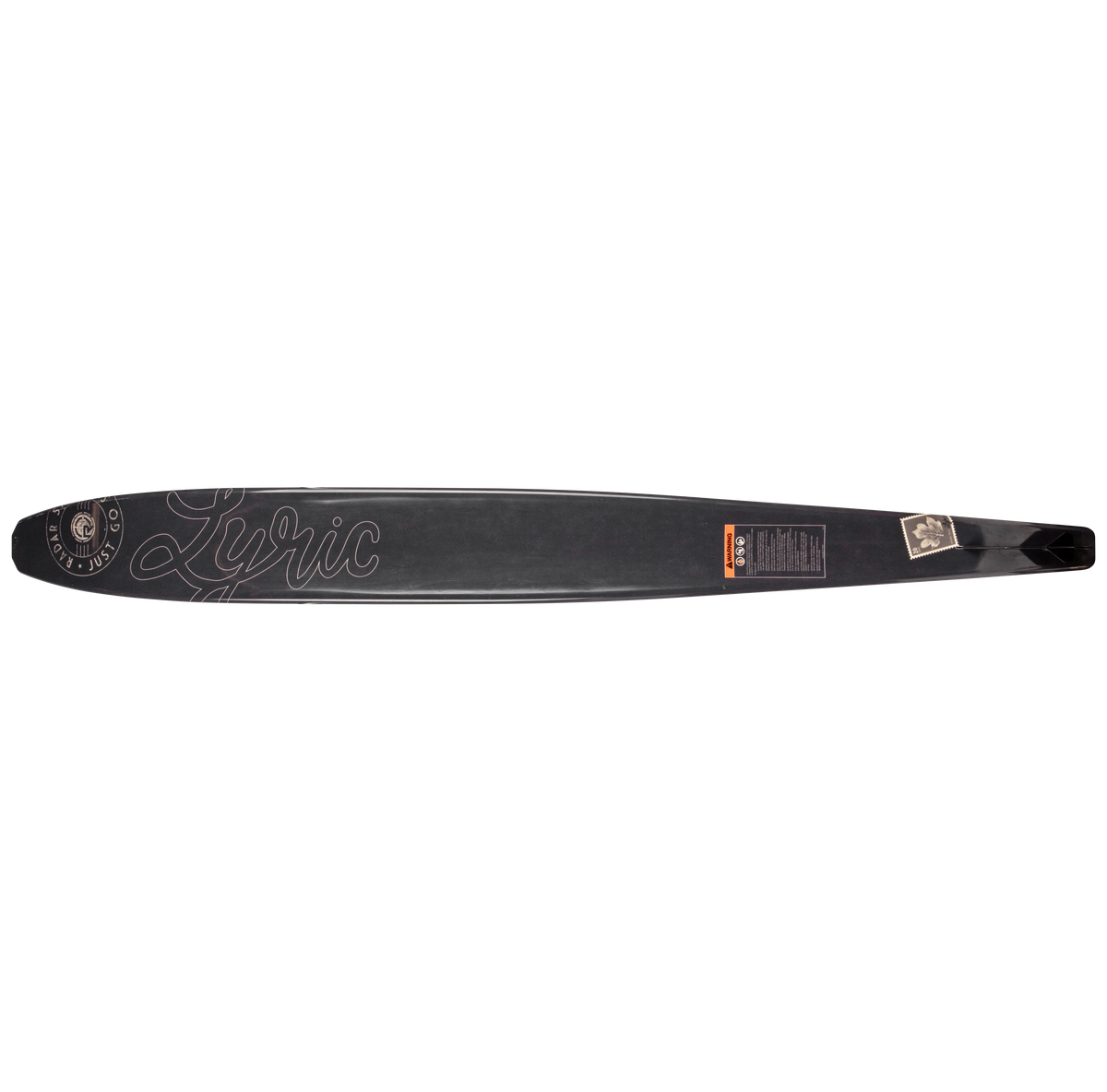 2027 Radar Lyric Graphite Women's Slalom Waterski - Carbon / Black