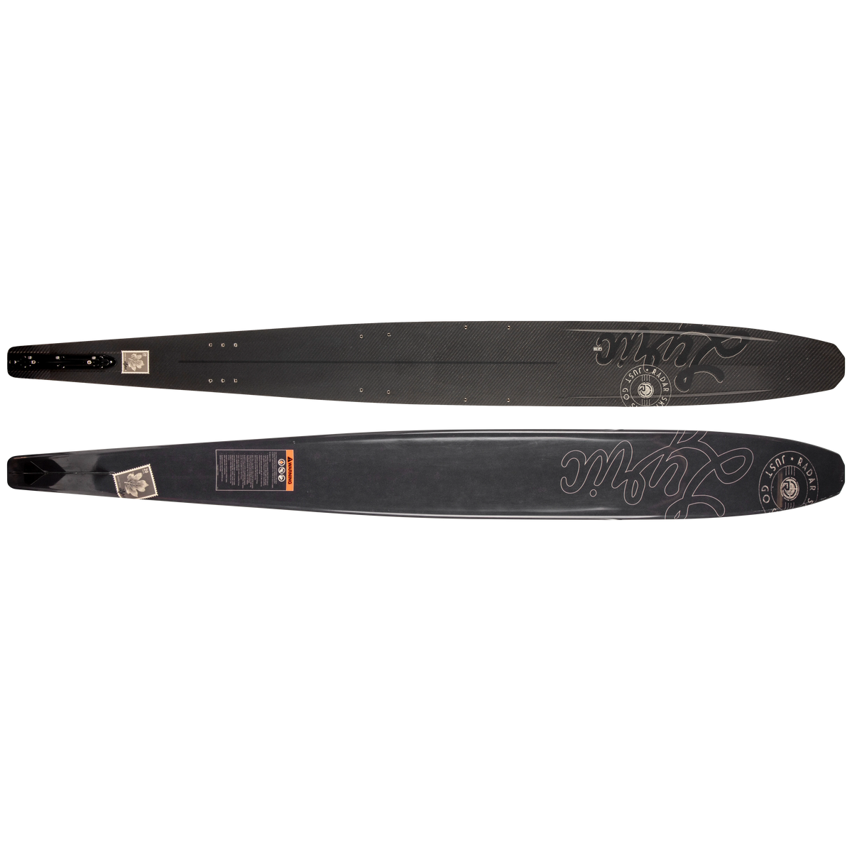 2027 Radar Lyric Graphite Women's Slalom Waterski - Carbon / Black