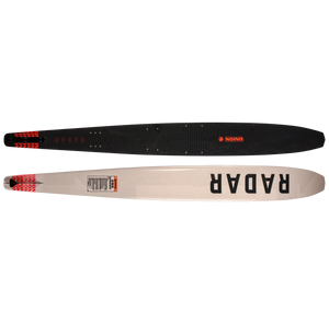 2027 Radar Union Slalom Waterski - Black / Race Red