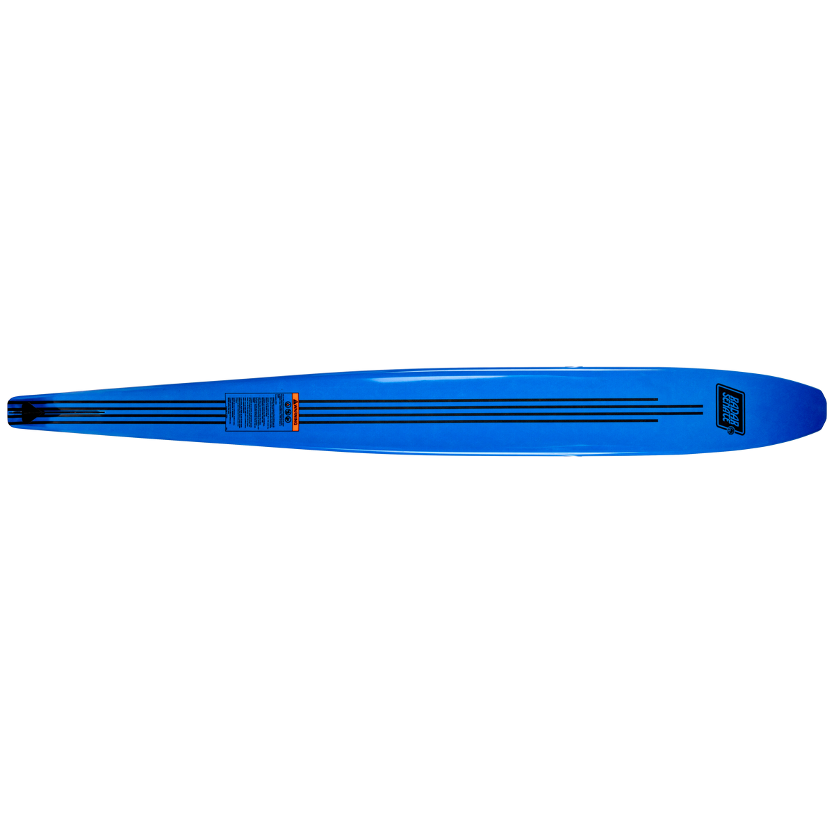 2027 Radar Senate Alloy Slalom Waterski - Carbon / Royal Flash