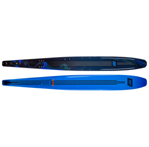 2027 Radar Senate Alloy Slalom Waterski - Carbon / Royal Flash