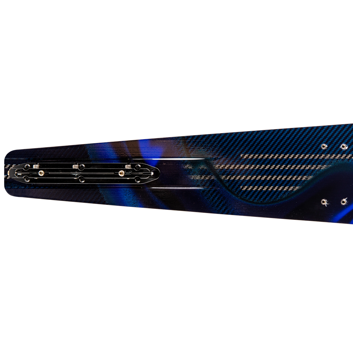 2027 Radar Senate Alloy Slalom Waterski - Carbon / Royal Flash