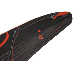 2027 Radar Senate Graphite Slalom Waterski - Carbon / Matte Black Flash