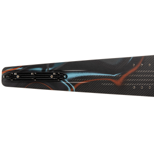 2027 Radar Senate Graphite Slalom Waterski - Carbon / Matte Black Flash