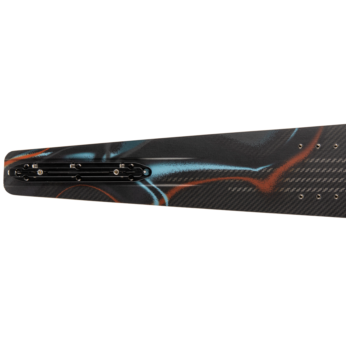 2027 Radar Senate Graphite Slalom Waterski - Carbon / Matte Black Flash
