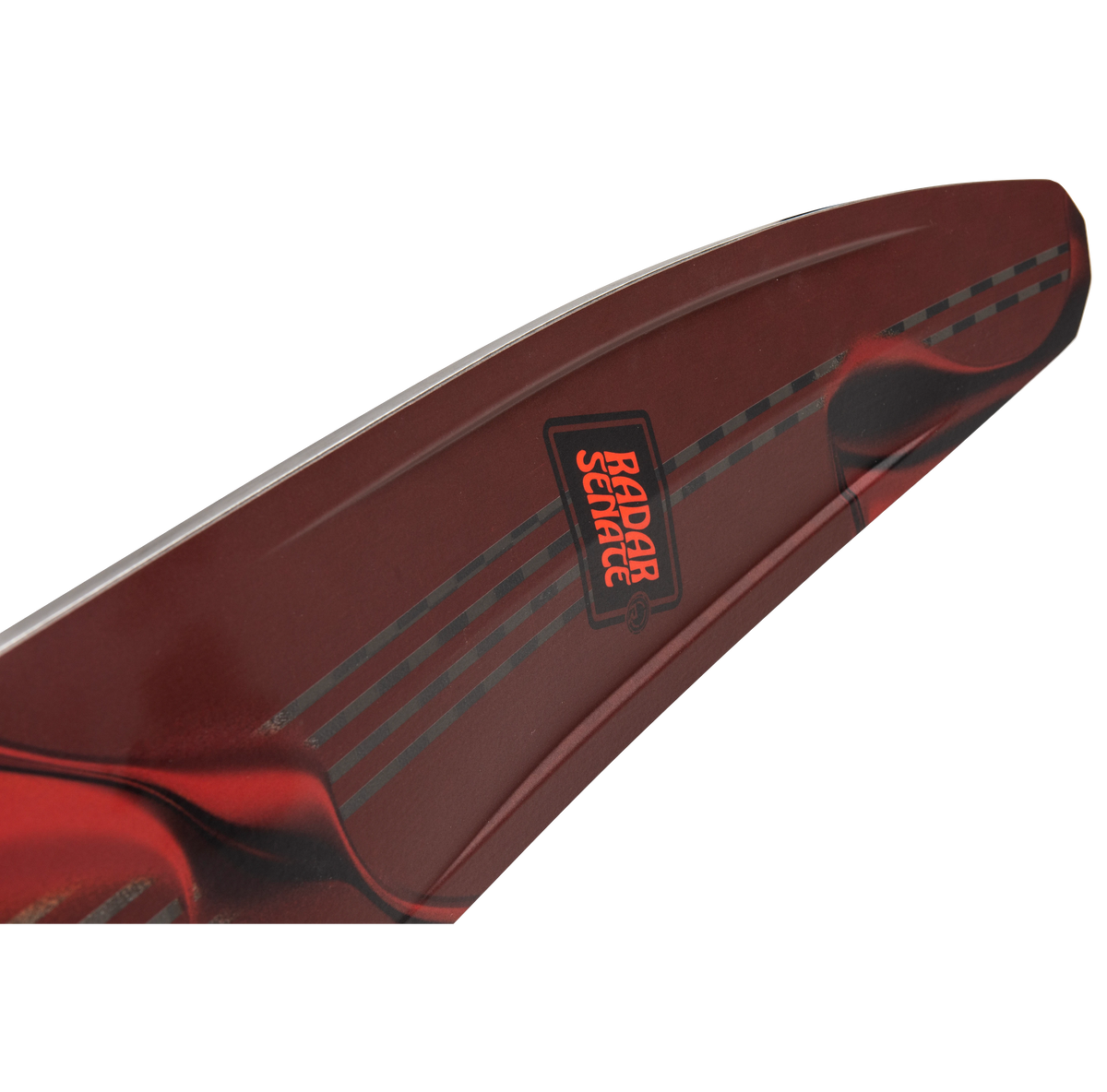 2027 Radar Senate Lithium Slalom Waterski - Carbon / Matte Oxblood Flash