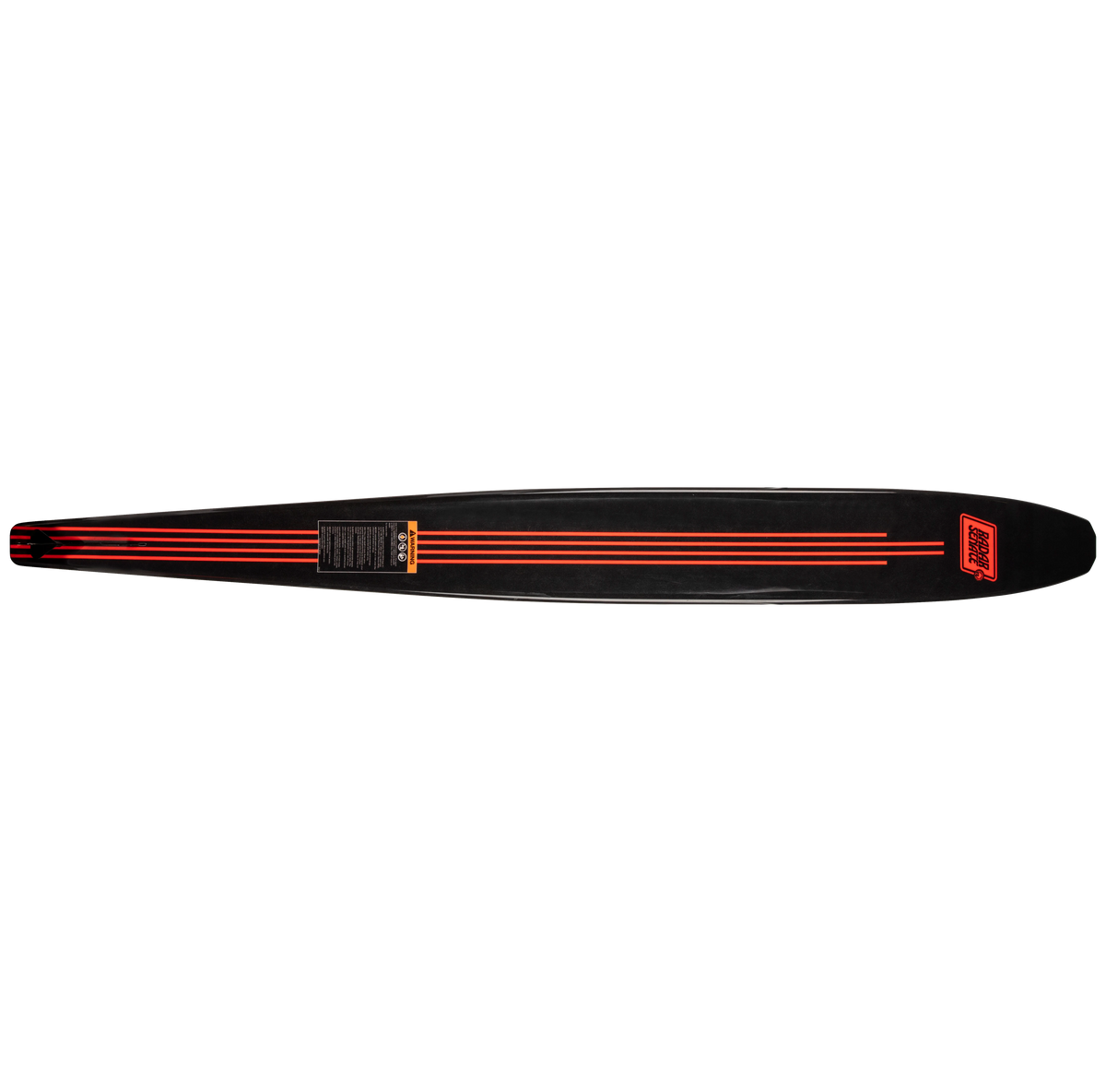 2027 Radar Senate Lithium Slalom Waterski - Carbon / Matte Oxblood Flash