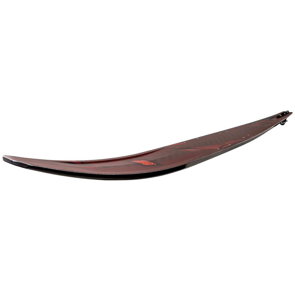 2027 Radar Senate Lithium Slalom Waterski - Carbon / Matte Oxblood Flash