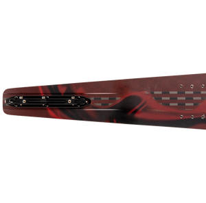2027 Radar Senate Lithium Slalom Waterski - Carbon / Matte Oxblood Flash
