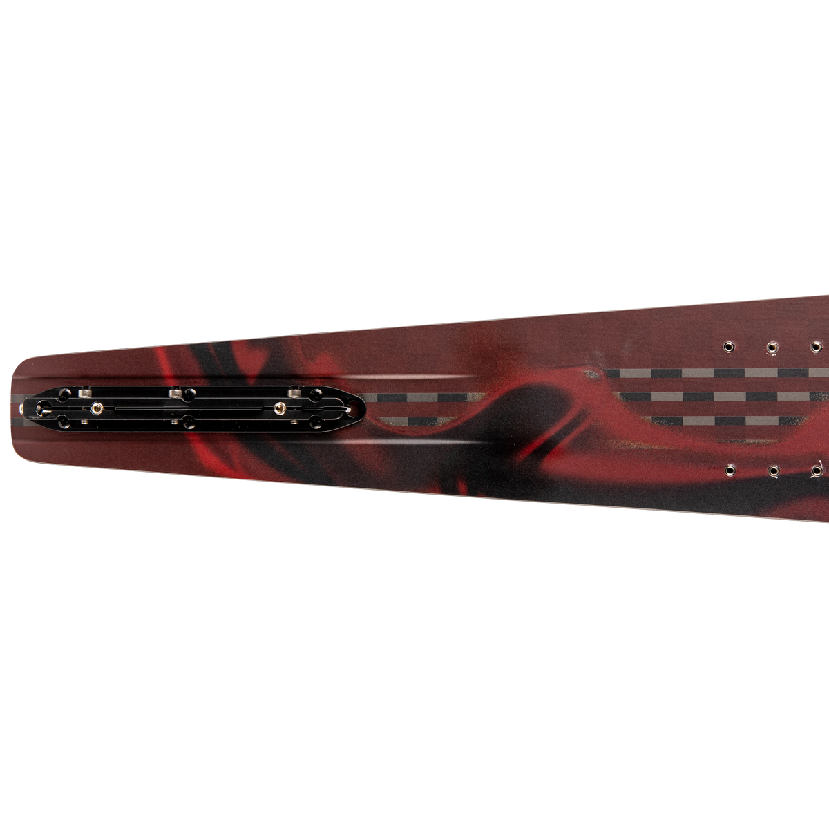 2027 Radar Senate Lithium Slalom Waterski - Carbon / Matte Oxblood Flash