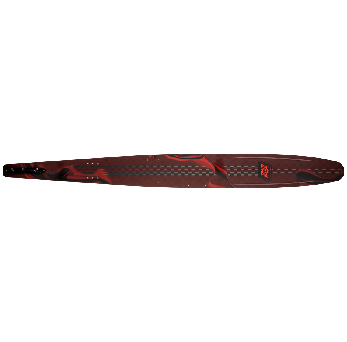 2027 Radar Senate Lithium Slalom Waterski - Carbon / Matte Oxblood Flash