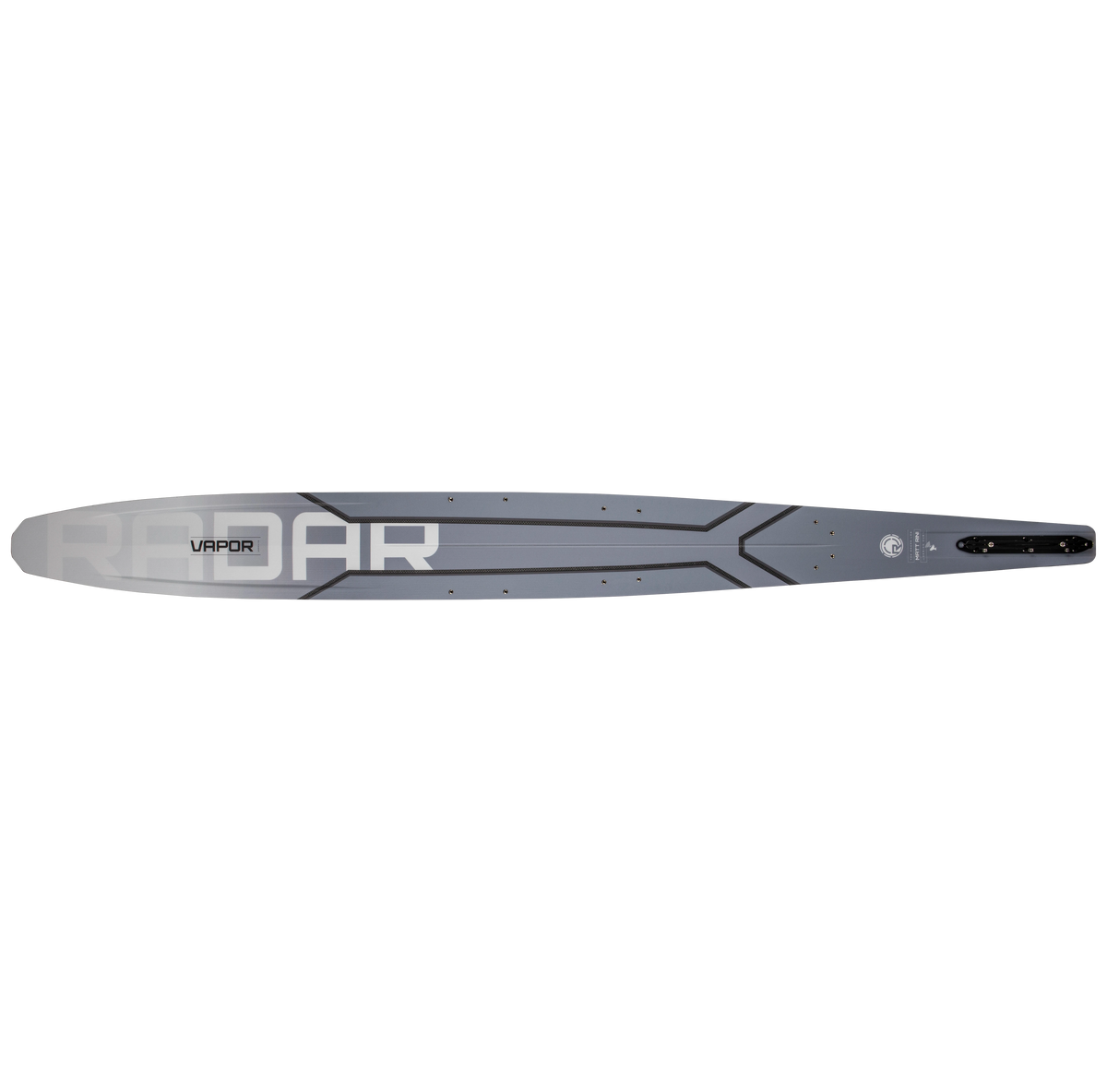 2027 Radar Vapor Graphite Slalom Waterski - Carbon / White