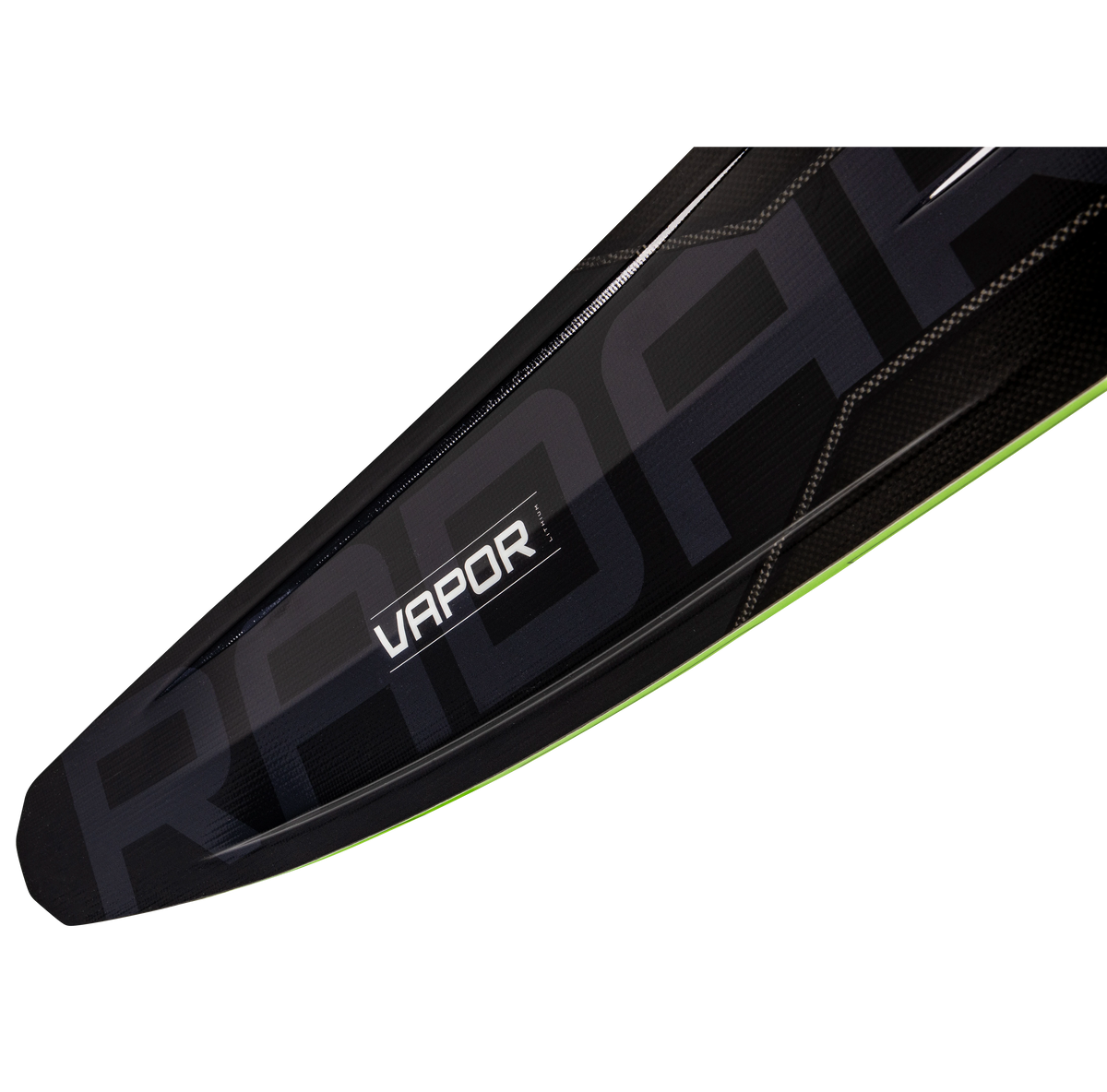 2027 Radar Vapor Lithium Slalom Waterski - Carbon / Black / Neon