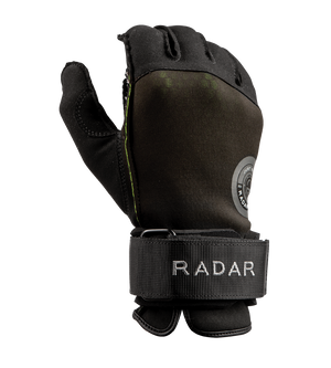 2027 Radar Vice Inside-Out Waterski Glove - Black / Midnight Volt