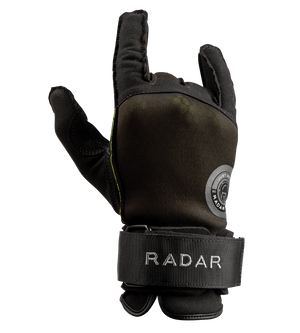 2027 Radar Vice Inside-Out Waterski Glove - Black / Midnight Volt