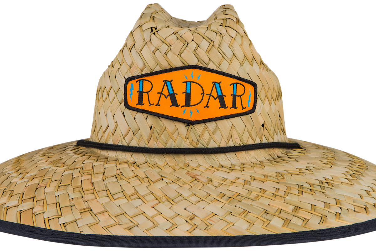 2027 Radar Paddler's Sun Hat - Tan Straw / Collage Nylon
