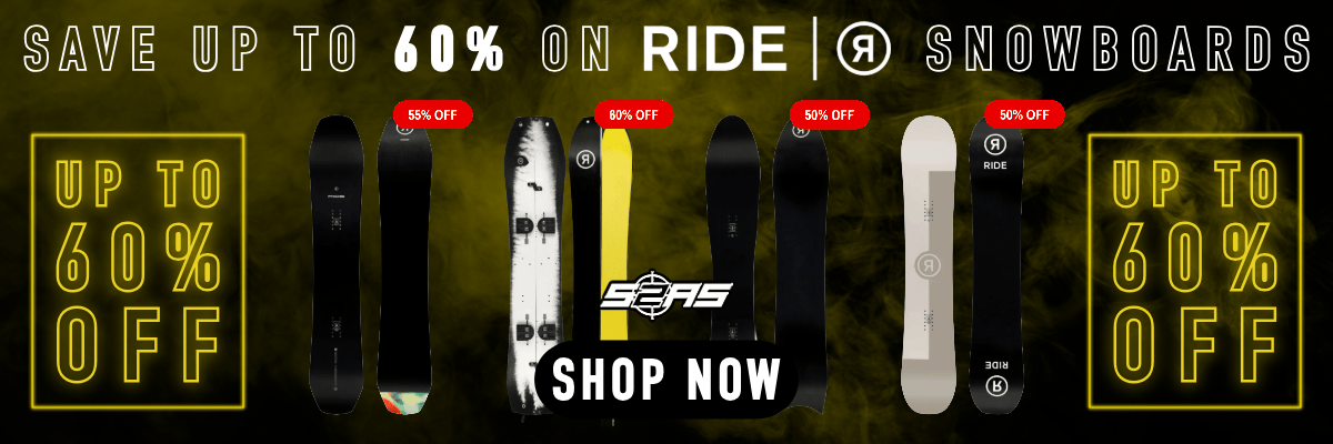 Ride Snowboards mega Sale