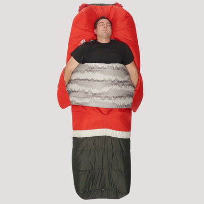 Sierra Designs Front country Bed 20° – Zipper less Sleeping Bag for Car Camping