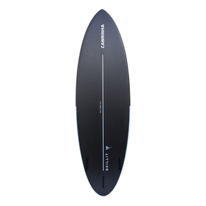 2026 Cabrinha Skillit kitesurf surfboard with DSV Double-in-Single Concave bottom, all-round shape for small to mid-size waves, includes RTM fins and EVA deck pad.