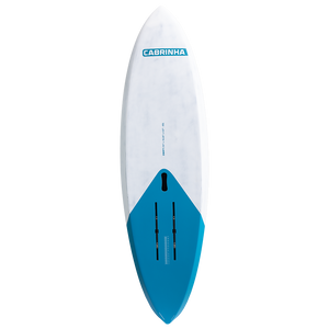 The 2025 Swift board, redefining light wind performance and wave riding in its second generation. Featuring a new continuous rocker line and refined nose-to-tail transition for increased speed and efficiency. Its narrower outline enhances carving on steep waves, while the addition of a front strap boosts control. Now available in two smaller sizes for added maneuverability and larger sizes for more speed and stability. The ultimate board for evolving Wing Foiling adventures