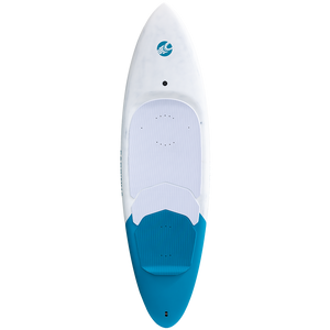 The 2025 Swift board, redefining light wind performance and wave riding in its second generation. Featuring a new continuous rocker line and refined nose-to-tail transition for increased speed and efficiency. Its narrower outline enhances carving on steep waves, while the addition of a front strap boosts control. Now available in two smaller sizes for added maneuverability and larger sizes for more speed and stability. The ultimate board for evolving Wing Foiling adventures