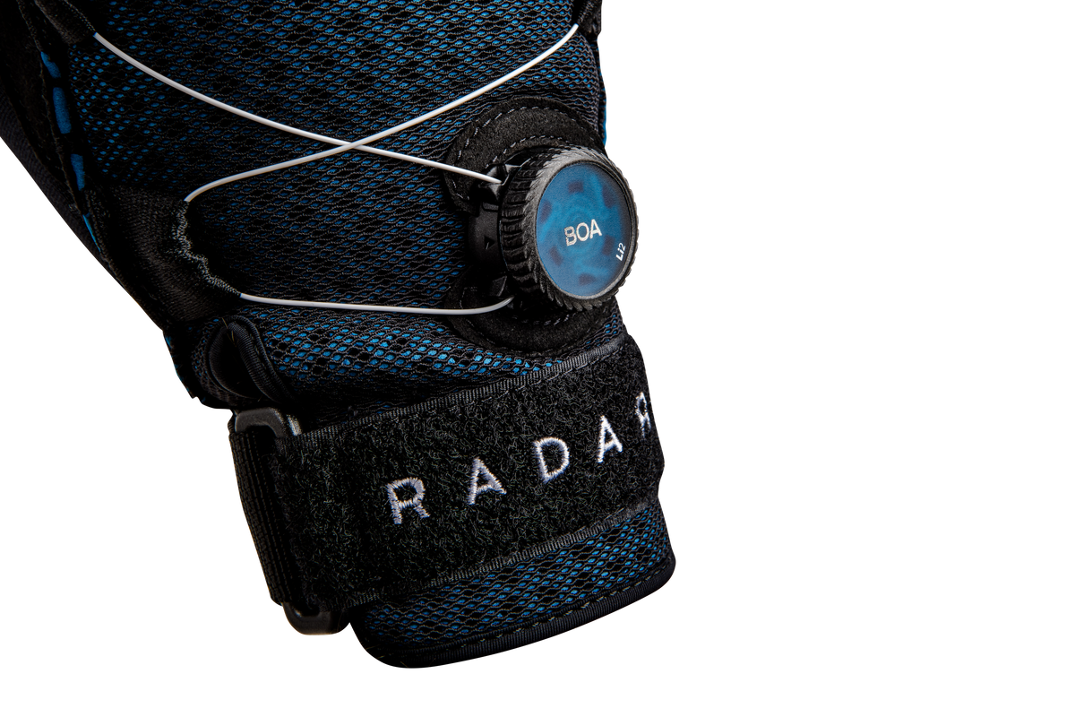 2027 Radar Vapor-A BOA Inside-Out Waterski Glove - Black / True Blue