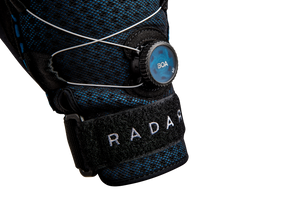 2027 Radar Vapor-A BOA Inside-Out Waterski Glove - Black / True Blue