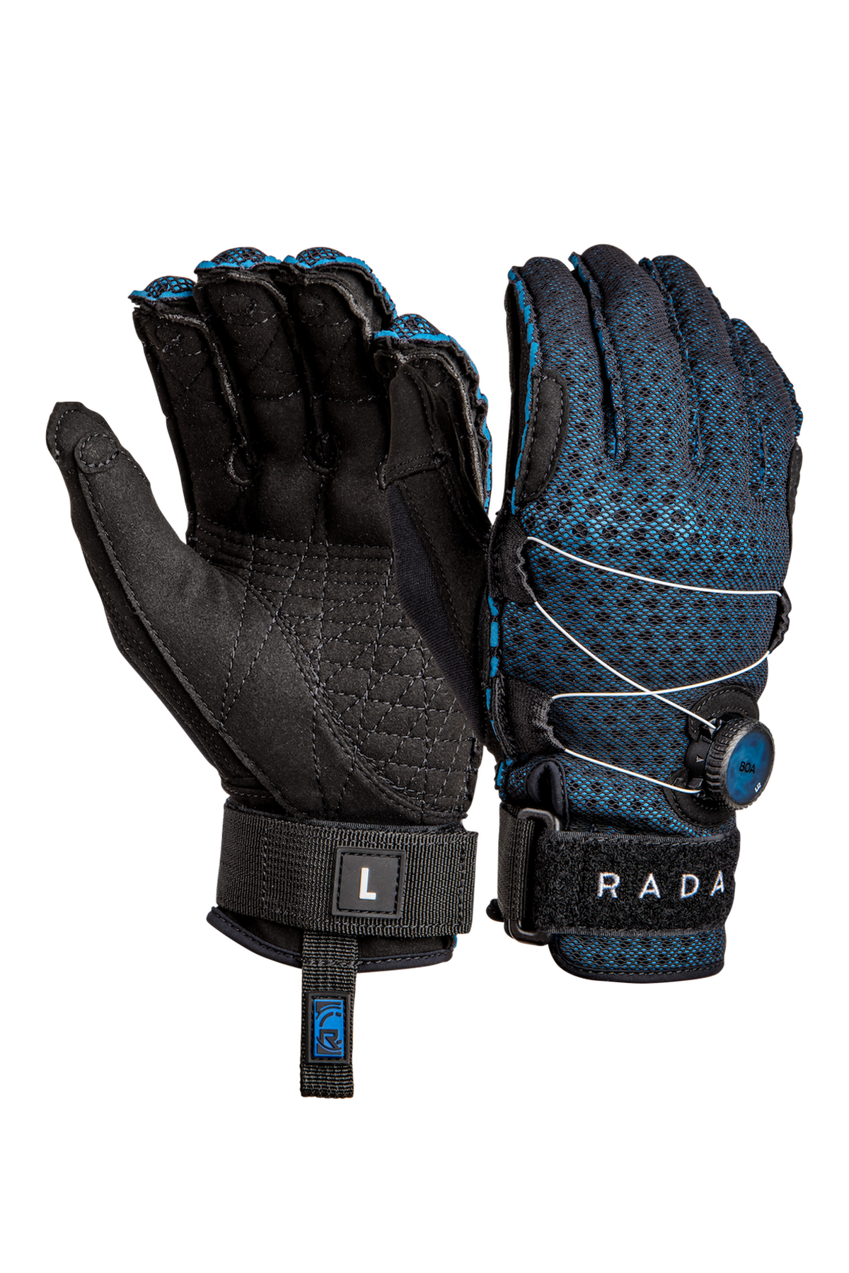 2027 Radar Vapor-A BOA Inside-Out Waterski Glove - Black / True Blue
