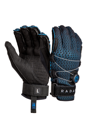 2027 Radar Vapor-A BOA Inside-Out Waterski Glove - Black / True Blue