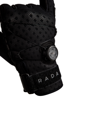 2027 Radar Vapor-K BOA Inside-Out Waterski Glove - Black / Shadow