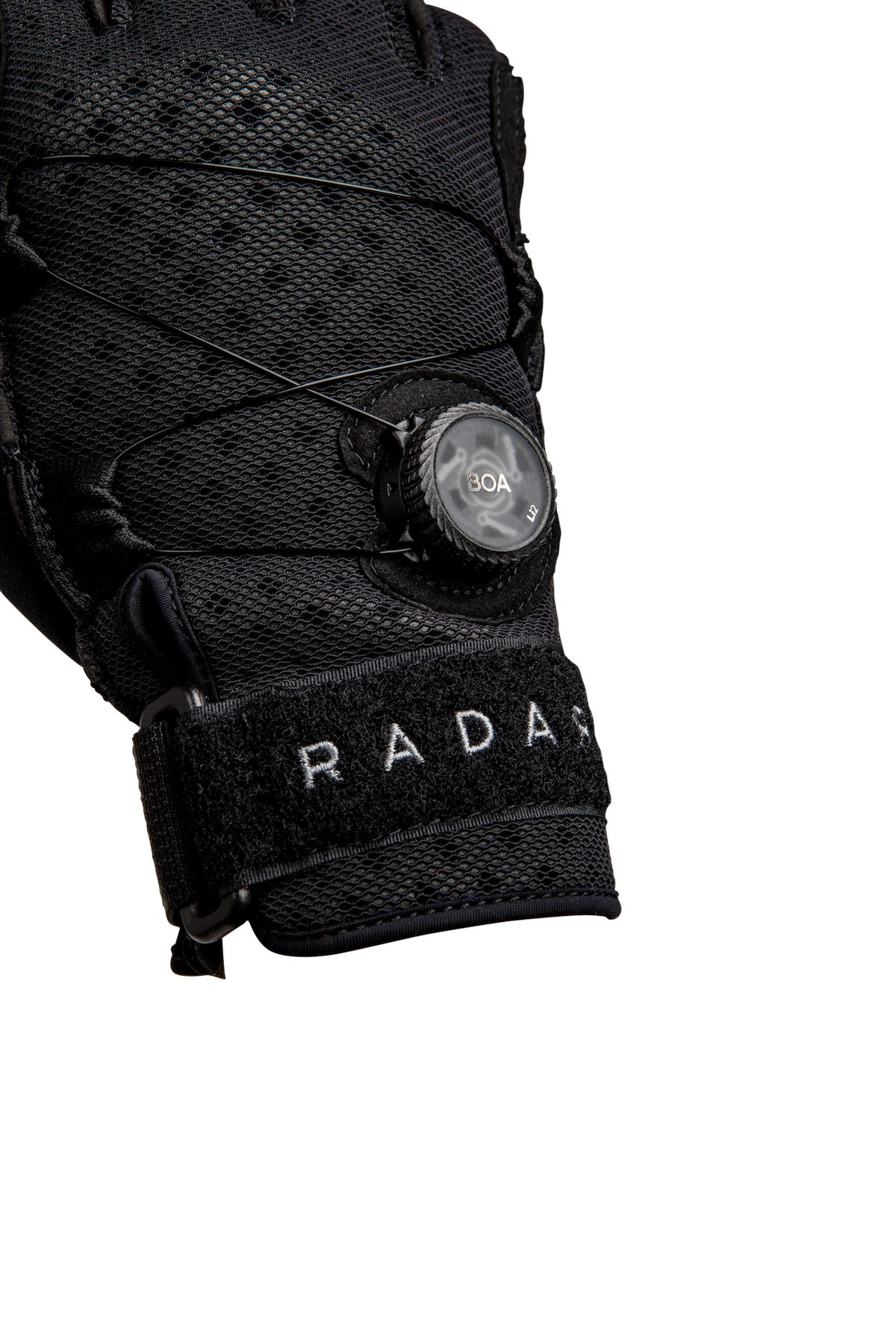 2027 Radar Vapor-K BOA Inside-Out Waterski Glove - Black / Shadow
