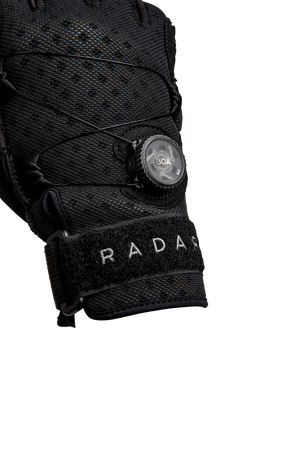 2027 Radar Vapor-K BOA Inside-Out Waterski Glove - Black / Shadow
