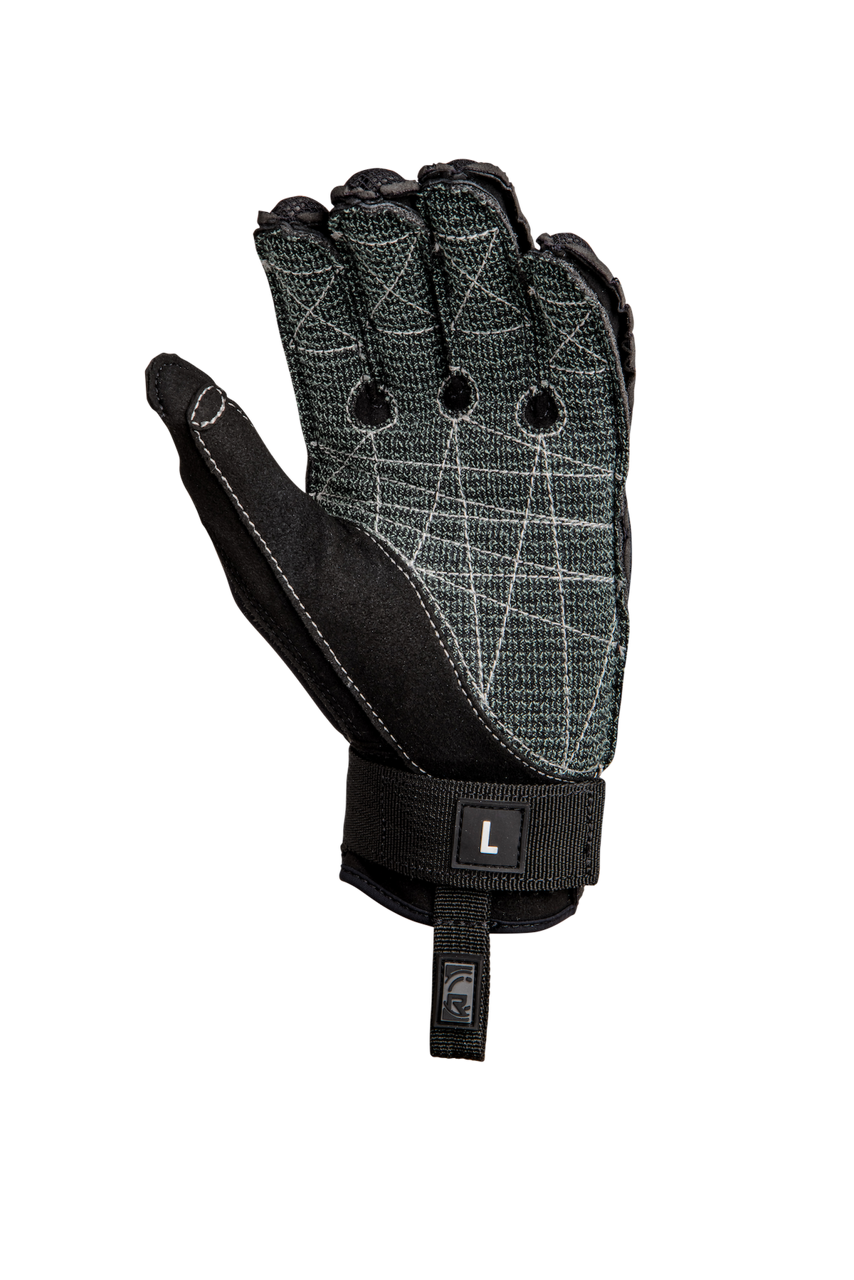 2027 Radar Vapor-K BOA Inside-Out Waterski Glove - Black / Shadow