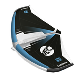 Cabrinha Vision XL light wind wing with rigid boom, designed for early foiling, low-end power and effortless handling in marginal conditions. Black.