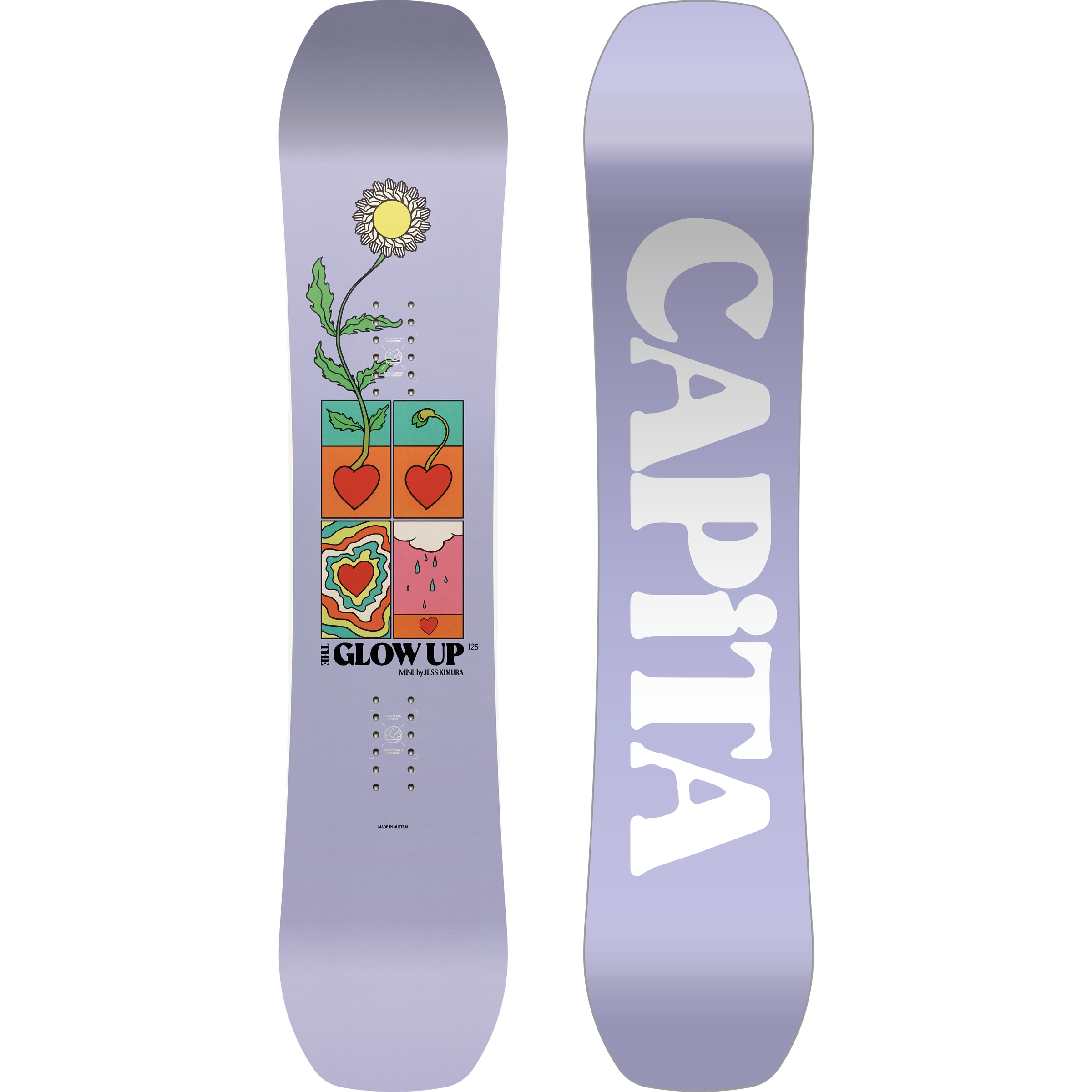 2027 CAPITA THE GLOW UP MINI by JESS KIMURA YOUTH SNOWBOARD