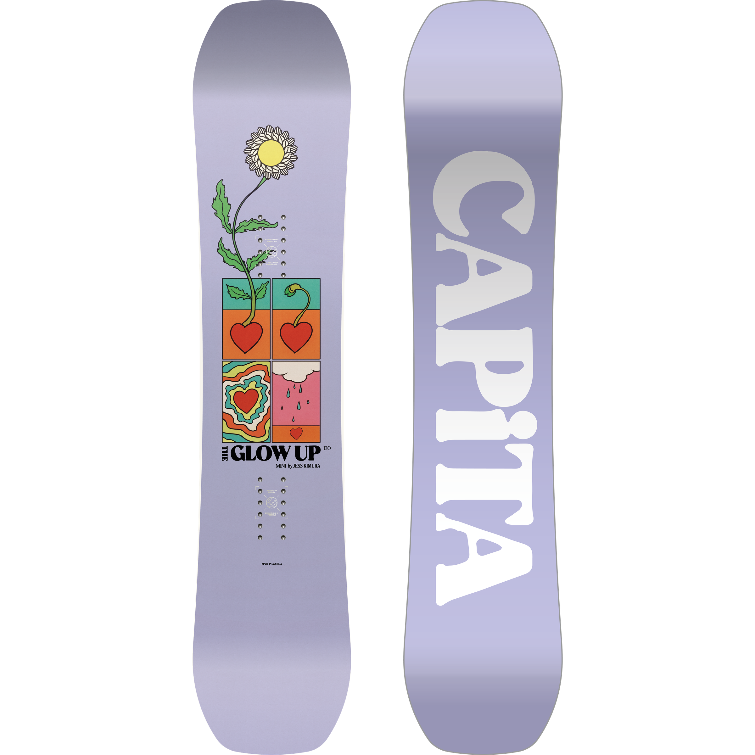 2027 CAPITA THE GLOW UP MINI by JESS KIMURA YOUTH SNOWBOARD