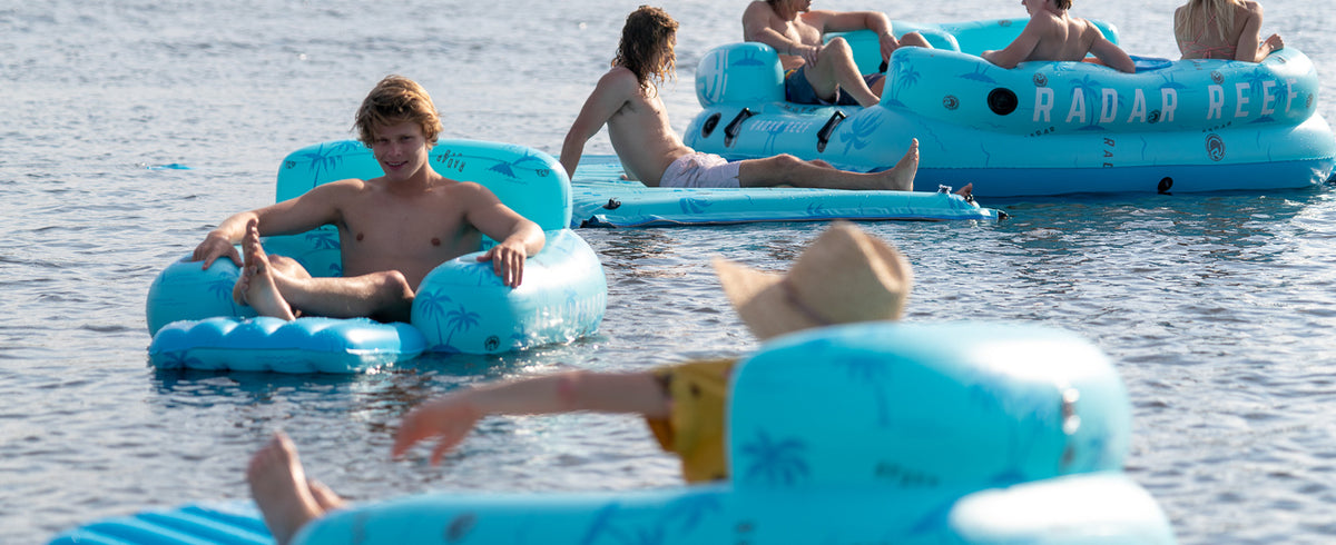 2027 Radar Aqua Lounger - Blue Palms