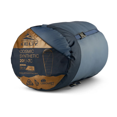 Kelty Cosmic 20°F Synthetic Sleeping Bag – Lightweight, 3-Season Camping Bag