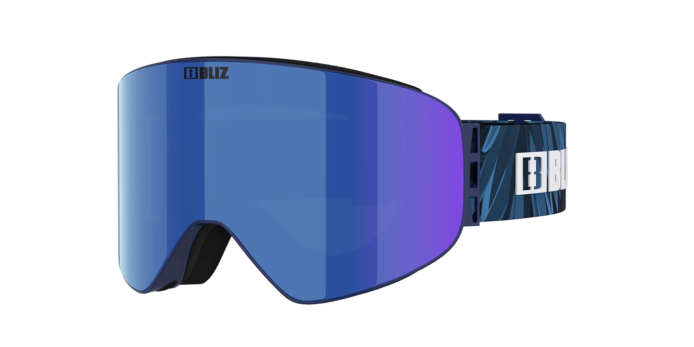 Bliz Flow (Matte Blue with Brown/Blue) Snow Goggles Bliz