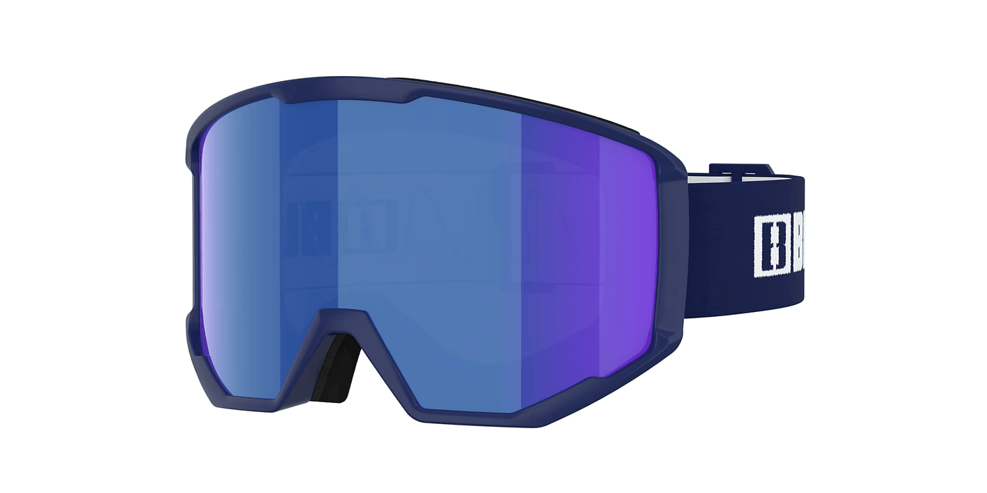 Bliz Spark (Dark Blue with Brown and Blue) Snow Goggles Bliz