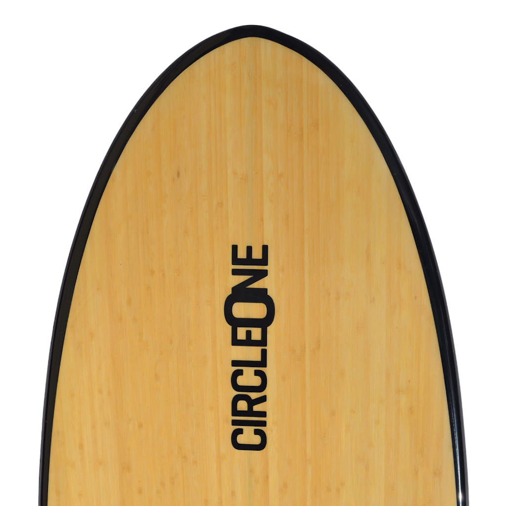CIRCLE ONE 9'6" BAMBOO ROUND PIN TAIL LONGBOARD SURFBOARD S2AS