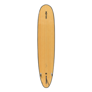 CIRCLE ONE 9' BAMBOO LONGBOARD SURFBOARD S2AS
