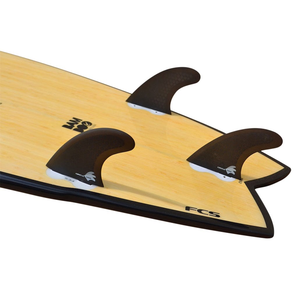 CIRCLE ONE BAMBOO WING SWALLOW TAIL SURFBOARD S2AS