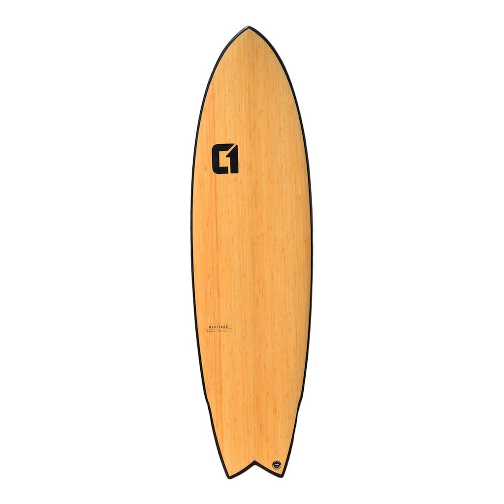 CIRCLE ONE BAMBOO WING SWALLOW TAIL SURFBOARD S2AS