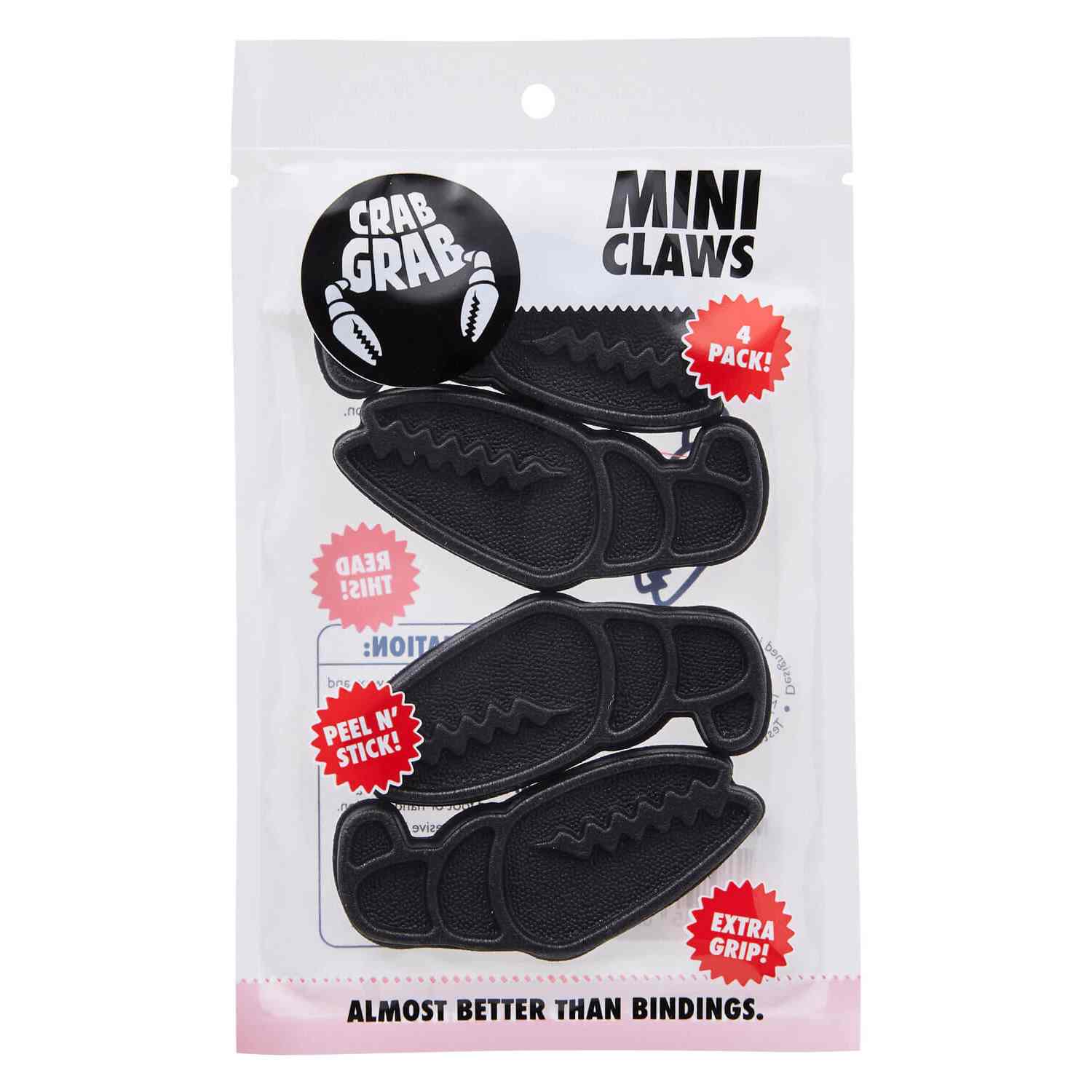 Crab Grab Mini Claws Traction Pad (Black) S2AS